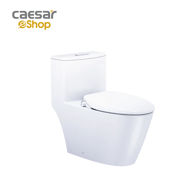 Bàn Cầu một khối kết hợp với nắp cơ - C1363F + TAF060 Caesar — ảnh sản phẩm 1