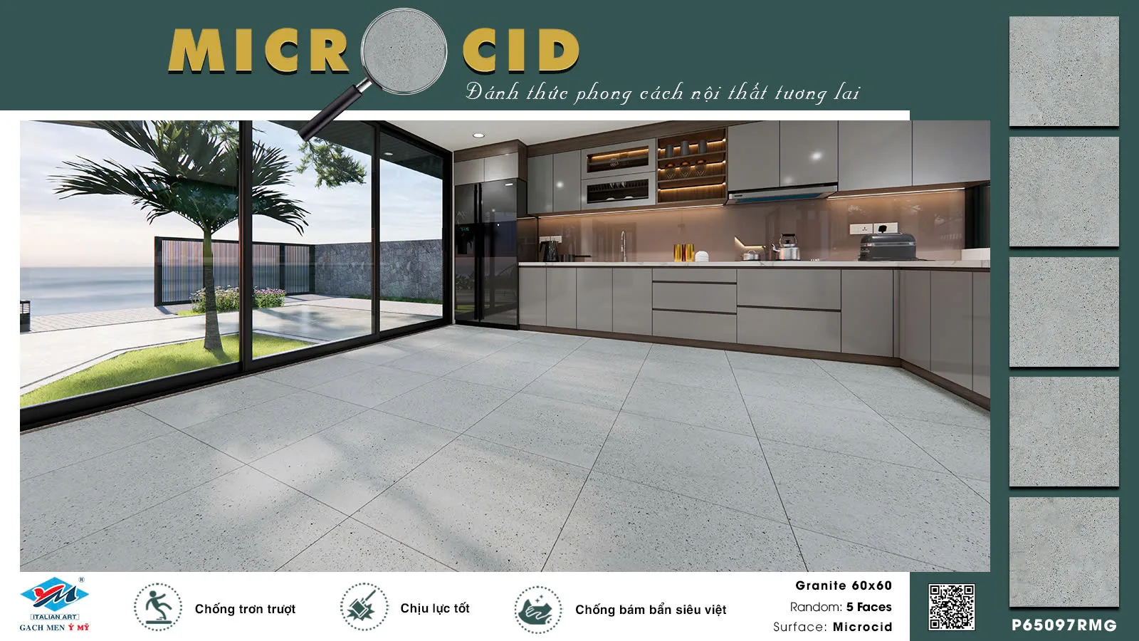 Gạch Ý Mỹ P65097RMG
