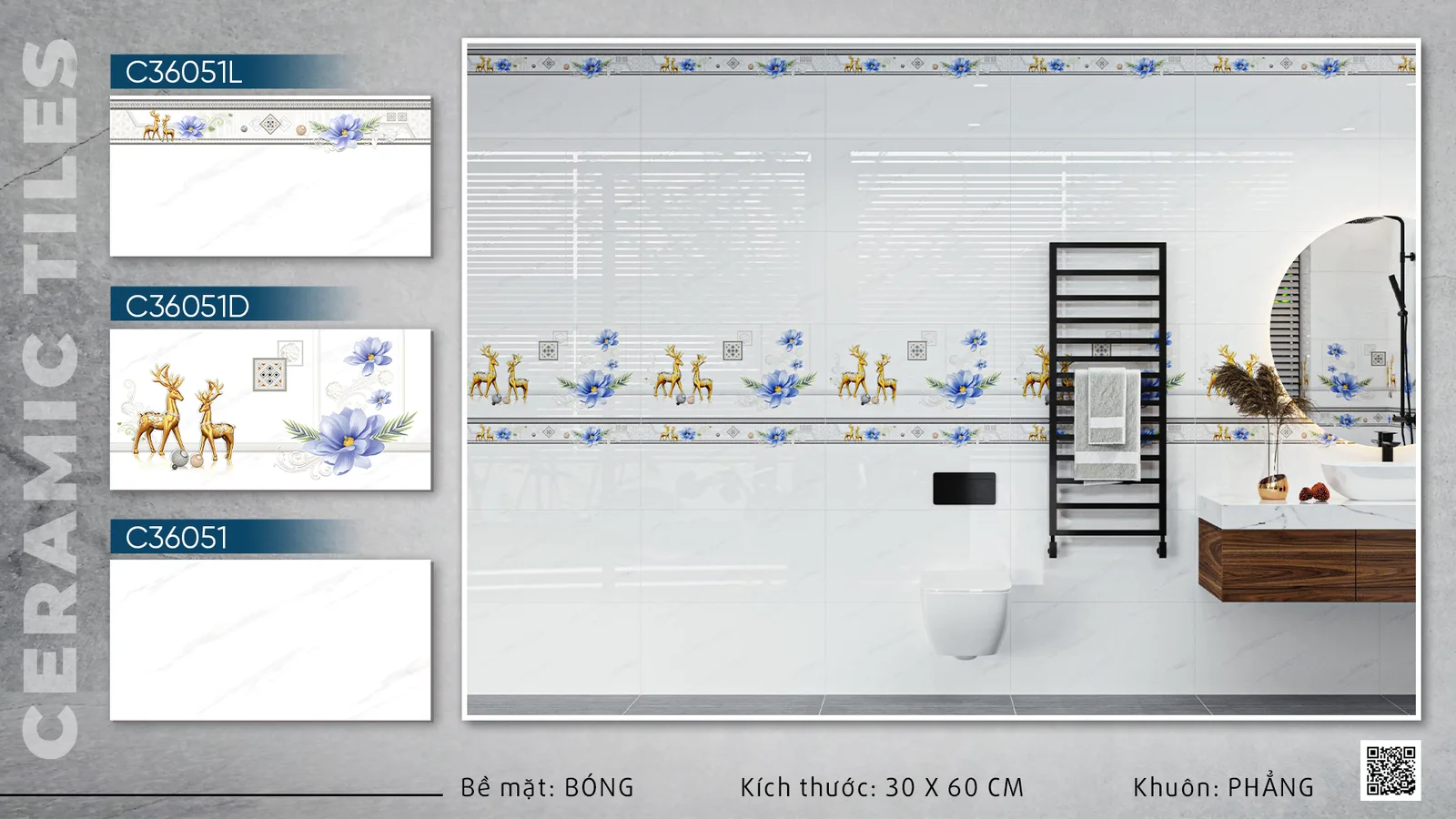 Gạch Ý Mỹ C36051D