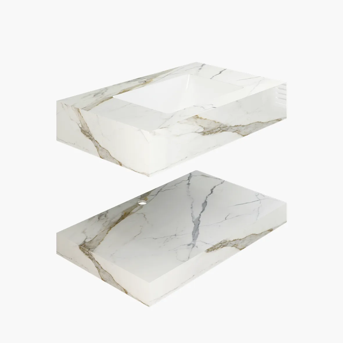 Chậu bàn đá 2 tầng PHL-9S01P Viglacera — ảnh sản phẩm 1
