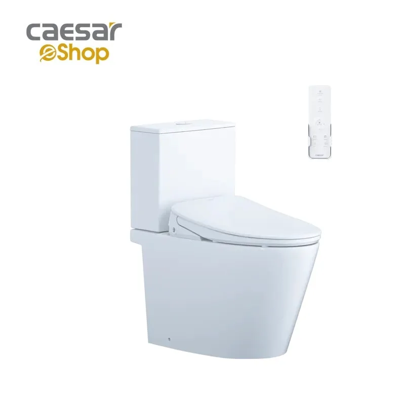 Bàn Cầu hai khối kết hợp nắp điện tử - CD1342 - TAF710H Caesar — ảnh sản phẩm 1