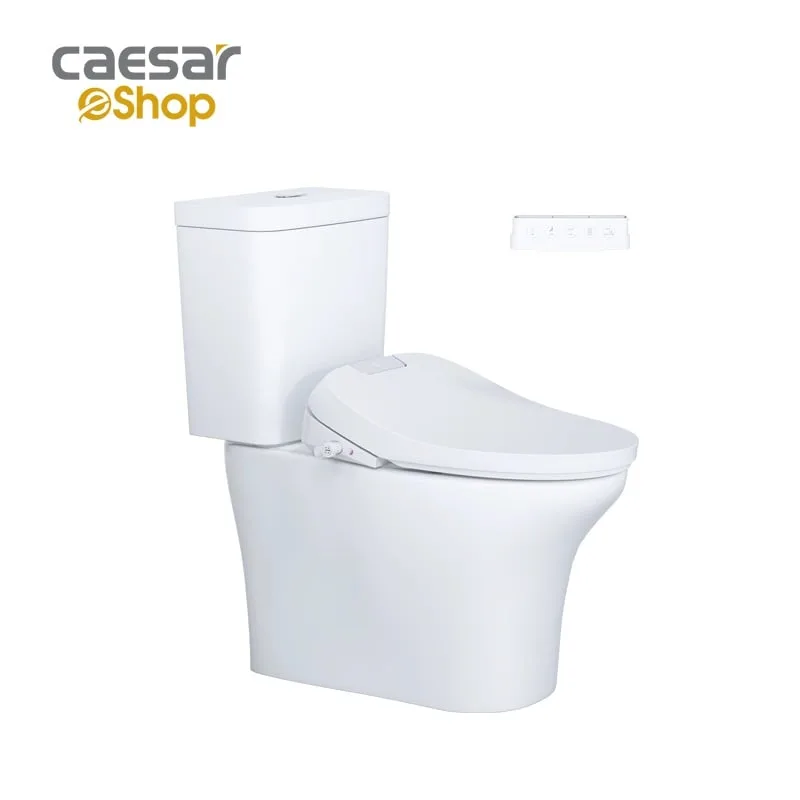 Bàn Cầu hai khối kết hợp nắp Thông Minh - CD1341 - TAF610H Caesar — ảnh sản phẩm 1