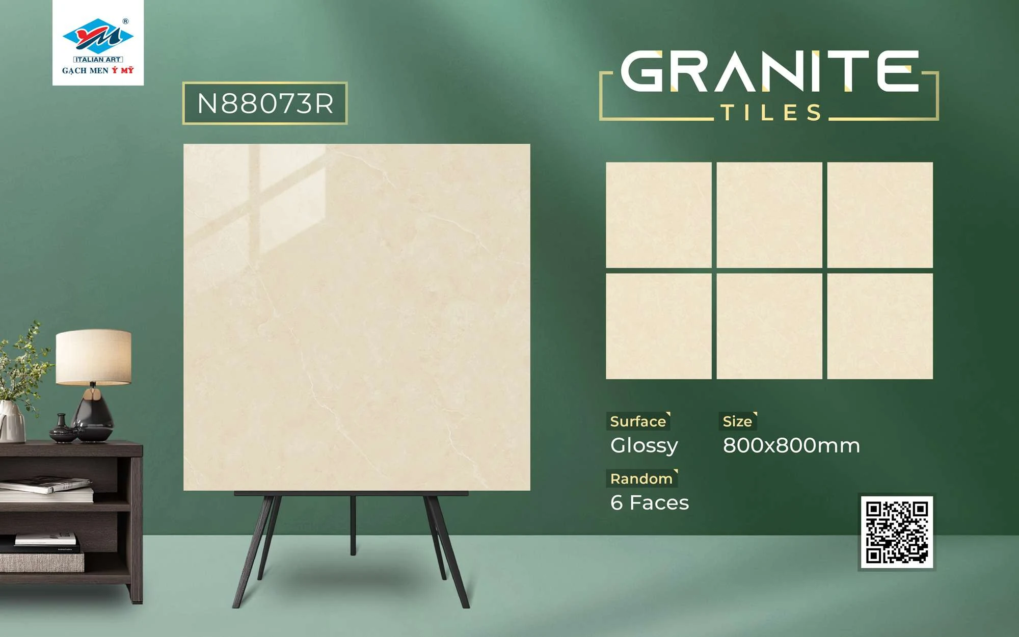 Bề mặt gạch Ý Mỹ N88073R