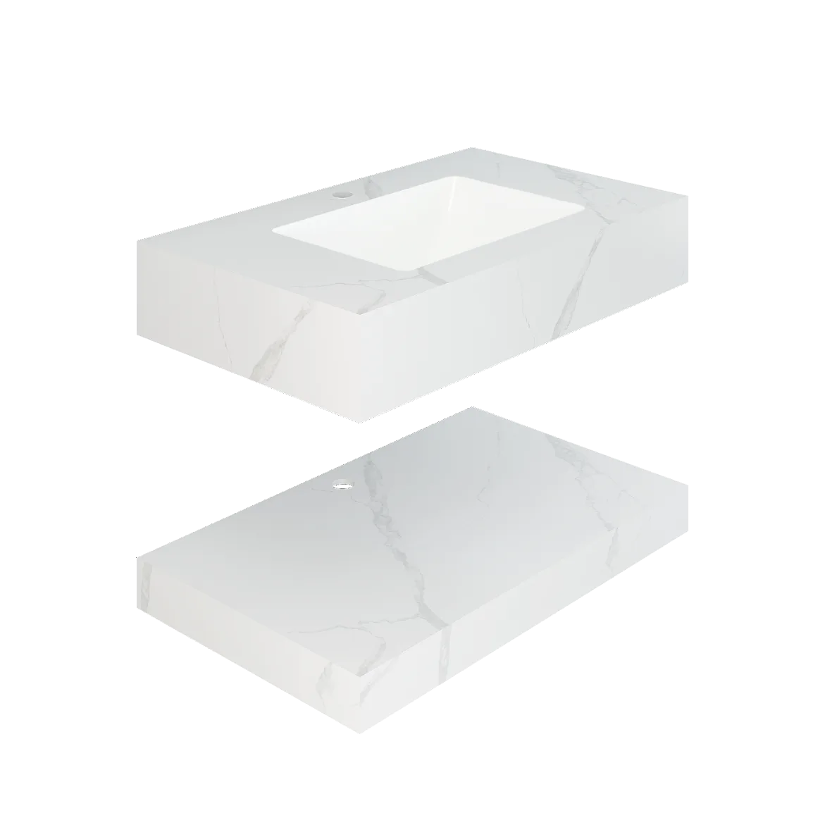Chậu bàn đá 2 tầng NY51-9GP01 Viglacera — ảnh sản phẩm 1