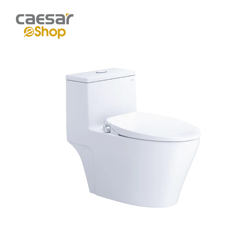 Bàn Cầu một khối kết hợp với nắp cơ - C1356F + TAF060 Caesar — ảnh sản phẩm 1