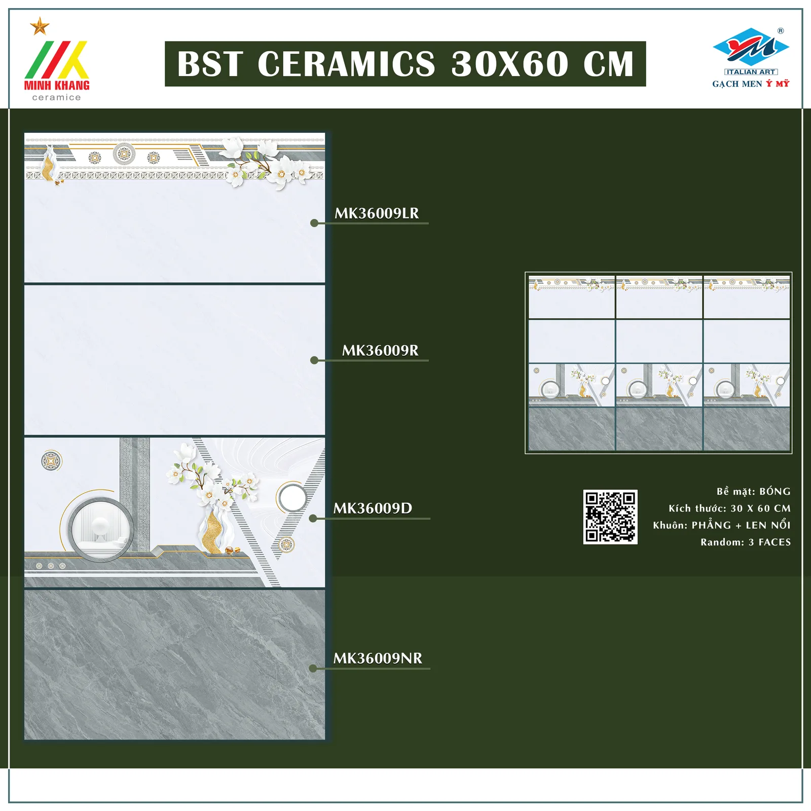 Gạch Ý Mỹ MK36009D