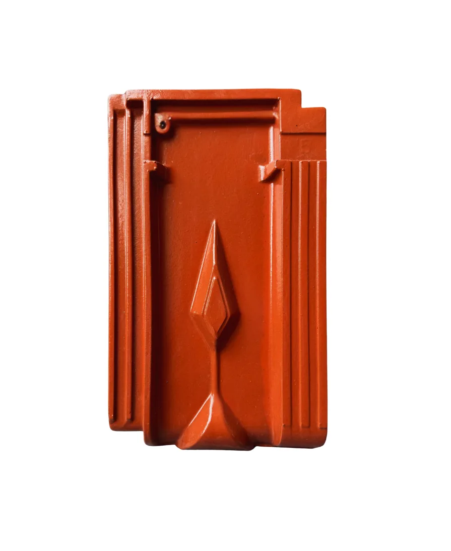 Ngói Gốm Mỹ 22TL MEN BÓNG ĐỎ — ảnh sản phẩm 1