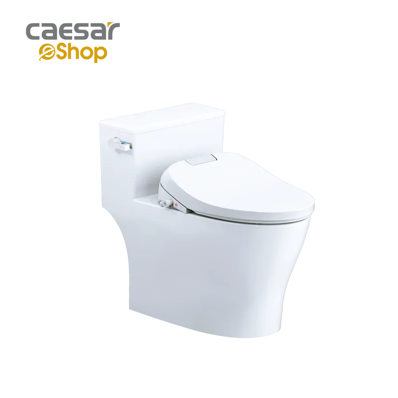 Bàn Cầu một khối kết hợp với nắp điện tử - C1393F + TAF610H Caesar — ảnh sản phẩm 1