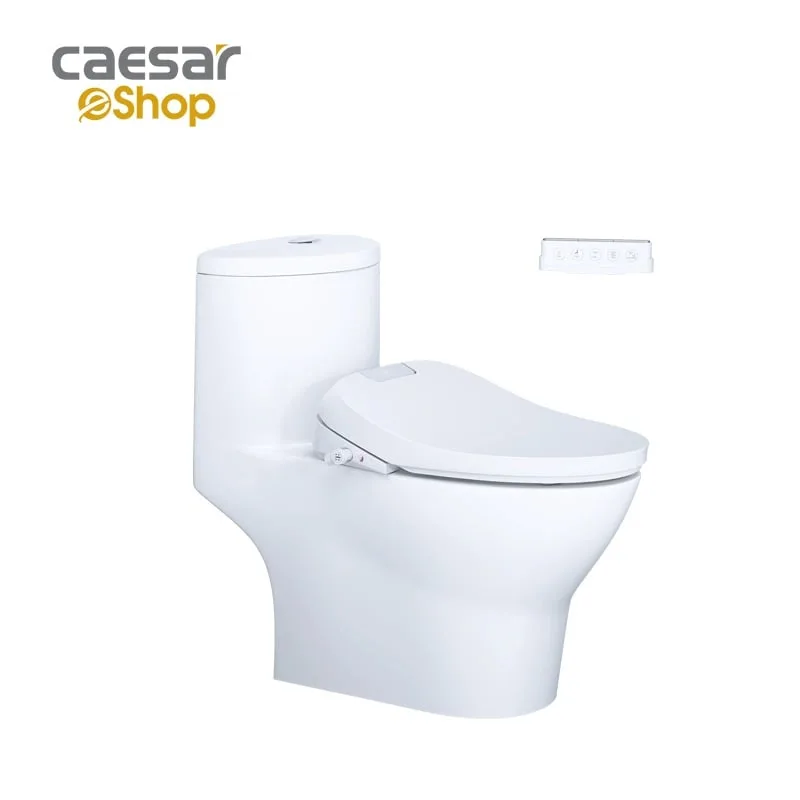 Bàn Cầu một khối kết hợp với nắp điện tử - C1375F + TAF610H Caesar — ảnh sản phẩm 1