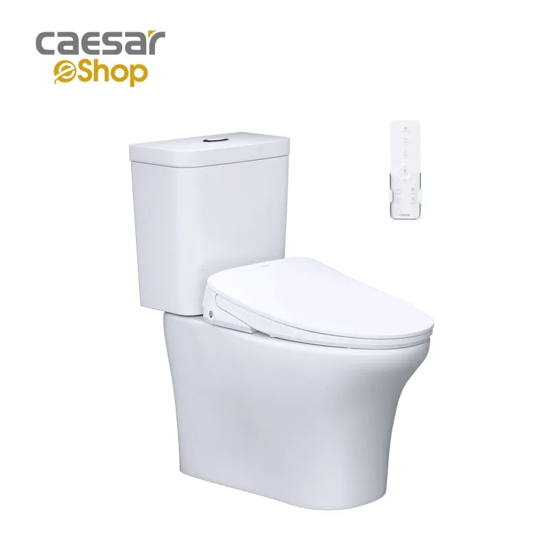 Bàn Cầu hai khối kết hợp nắp Thông Minh - CD1341 - TAF710H Caesar — ảnh sản phẩm 1
