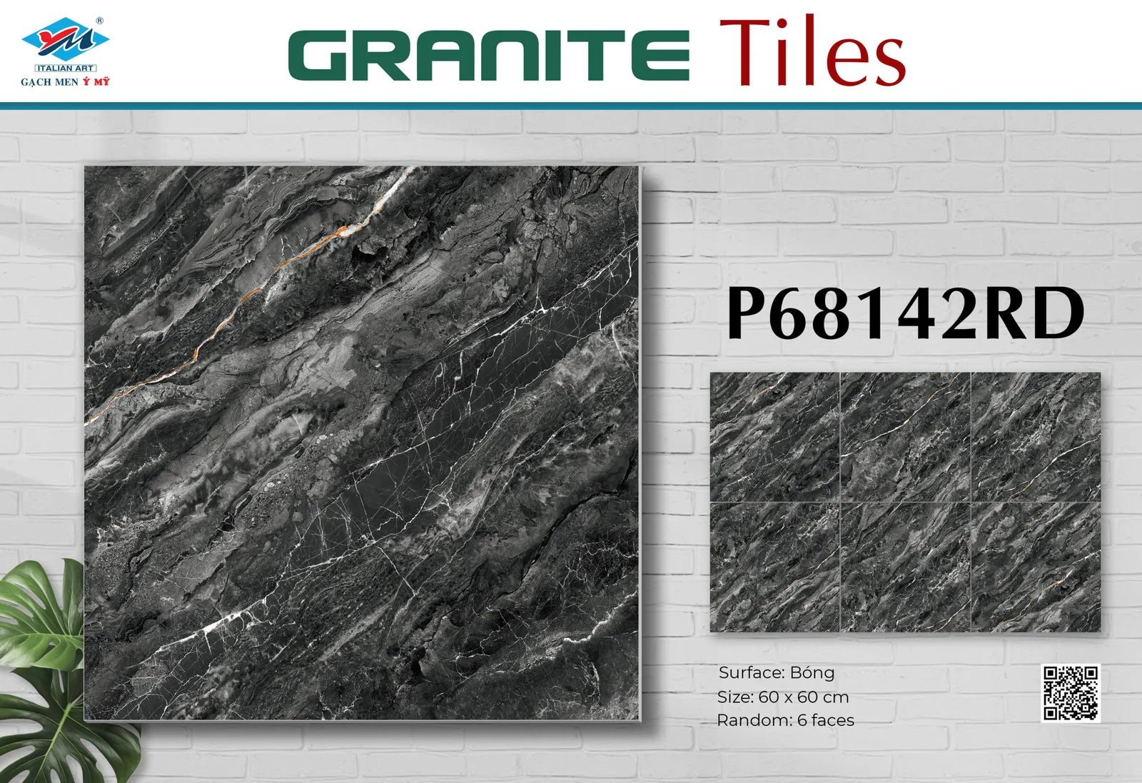 Gạch Ý Mỹ P68142RD